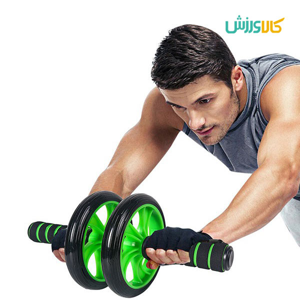 تقویت عضلات شکم و کمر با چرخ شکم